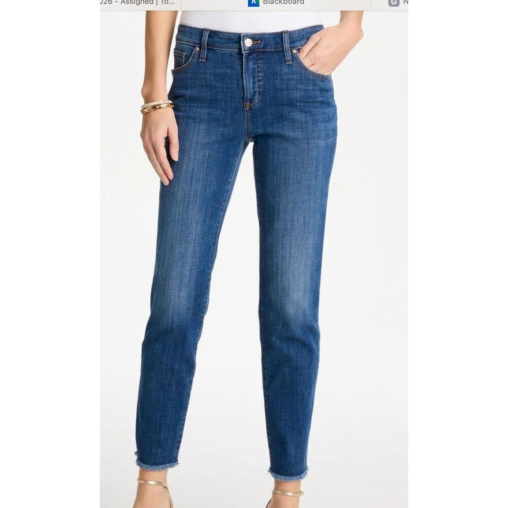 Chico's So Slimming Girlfriend Slim Ankle Jeans